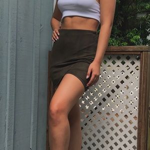 Missguided Suede Skirt